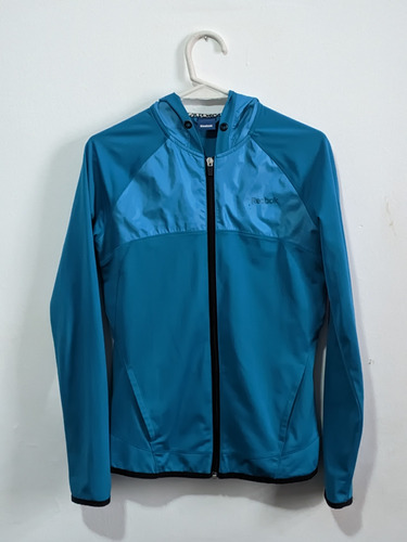 Campera Deportiva Reebok, Turquesa Talle S