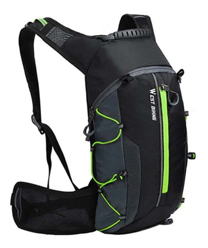 Imagen 2 de 4 de Mochila Deportiva West Biking 10l Ciclismo Bicicleta Hidrata