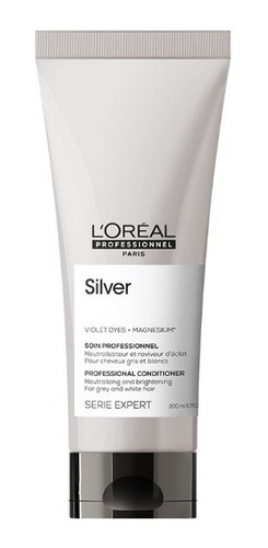 Acondicionador Silver 200ml Cabello Gris O Blanco Loreal