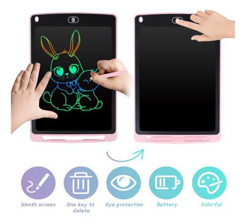 3 Pizarras Mágic Lcd Writing Tablet, Tablero De Dibujo Varios Colores