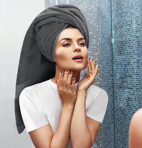 Utopia Towels - Juego De Toallas De 8 Piezas Color Gris Oscuro