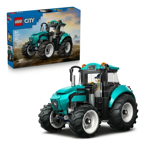 Lego City Trator Agrícola; Conjunto De Construção 60498