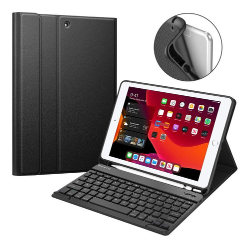 Funda Con Teclado Fintie Para iPad 10.2 7ma / 8va / 9na Gen