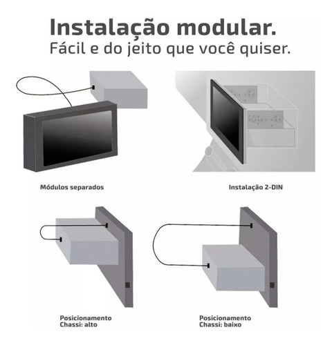 Multimidia Pioneer Dmh-zs5280 Tv Usb Blueooth Espelhamento