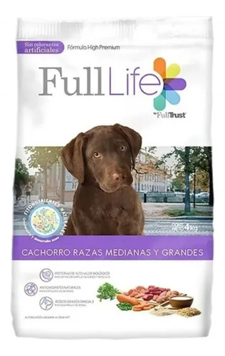 Alimento Full Life Cachorro Razas Medianas Y Grandes De 4 Kg