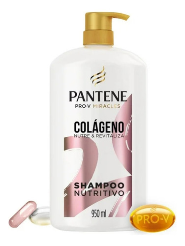 Shampoo Pantene Pro-v Colágeno Nutre & Revitaliza 950 Ml