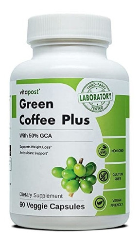 Extracto De Cafe Verde 800 Mg, 60 - Unidad a $1416