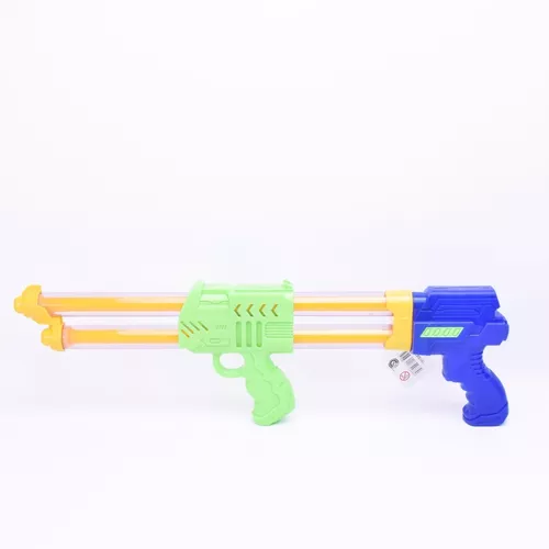 Pistola Lanza Agua Para Pileta 2 Tubos De 50 Cm Retractil