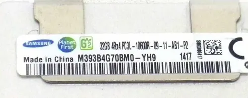 Memória Samsung Pc3l-10600r 32gb 4rx4 Ddr3 1333mhz Ecc Reg