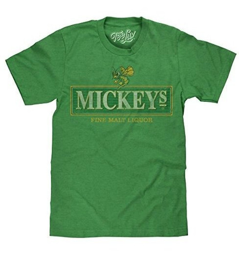 Tee Luv Mickeys Licor De Malta Fina Camiseta Mickeys Hornet 