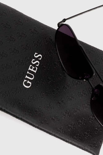 Lentes De Sol Guess Para Caballero Modelo Gf0239-02b De 61mm Lente Gris Degradado con Protección UV