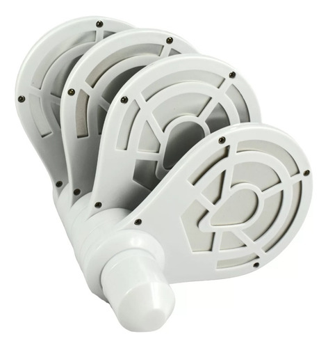 Foco Ahorra Luz Led Plegable Movil Iluminacion 40w 4 Aspas