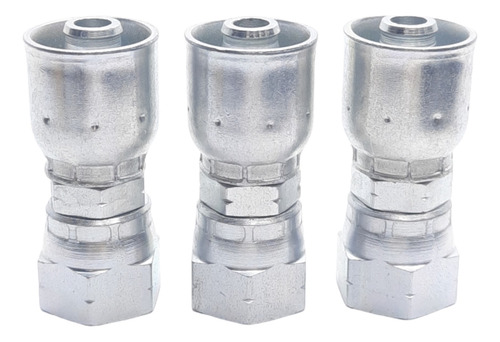 Lot Of 3 Danfoss Fj3094-0808s Crimp Fitting, 3/4 Fe Ccs