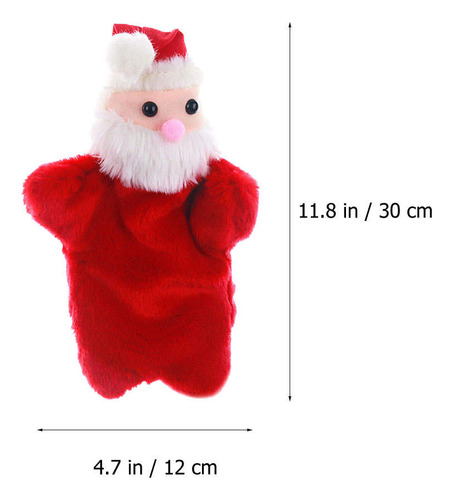 2 Muñecos De Dibujos Animados De Papá Noel, Marioneta Adorab