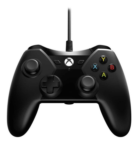 Control Con Cable Powera Xbox One Negro