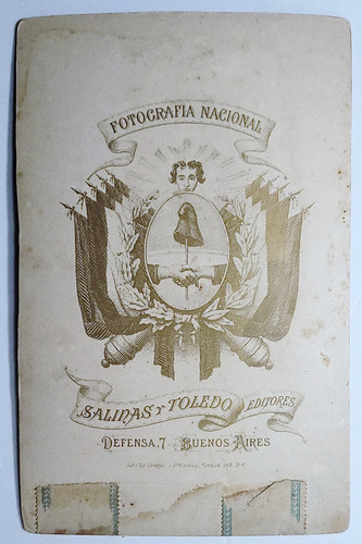 Dos Fotografías (1890) Fotógrafo Salinas Y Toledo. San Telmo (Usado)