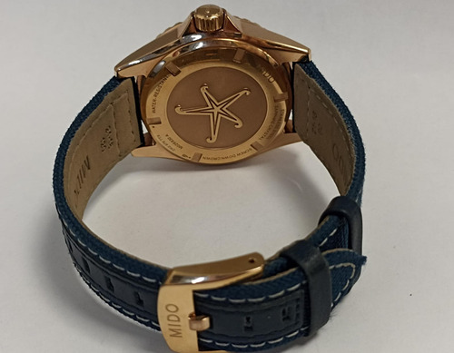 22m25vev Reloj Mido Tribute Para Caballero Azul Azul Azul