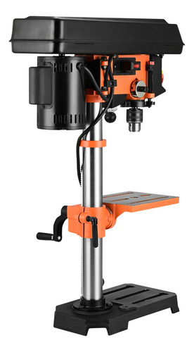 Vevor Taladro De Mesa De Hierro Fundido De 5 Marcha 10puLG Color Naranja