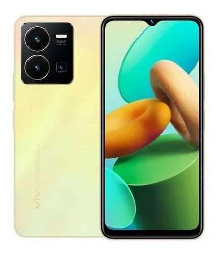 Vivo Y35 128 GB dorado 8 GB RAM - Excelente (Reacondicionado)