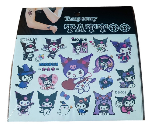 Tatuajes Tattoo Temporales Kuromi  Lilo Y Stitch Otros