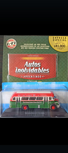 Colectivo Linea 59 (1970) Autos Inolvidables Esc 1:43 Ed.esp