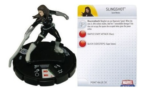 Slingshot #009 Marvel Captain America Heroclix Con Carta