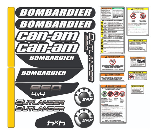 Can-am Outlander Bombardier 650 4x4