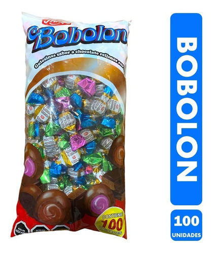 Chocolates Rellenos Bobolon De Fruna Bolsa X 100 Uni Piñata