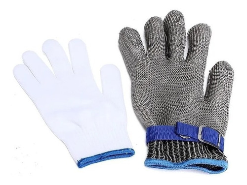 Guantes Carnicería - Hilo De Acero Inoxidable 