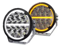 Comprar Faro Redondo 7 PuLG Blanco Con Drl - Moto - 4x4 Utv Cuatri