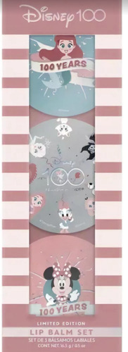 Kit De 3 Bálsamos Labiales Disney 100 Edición Especial