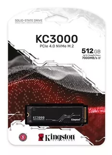 Disco Solido Kingston Ssd Kc3000 Pcle 4.0 Nvme M.2 512gb
