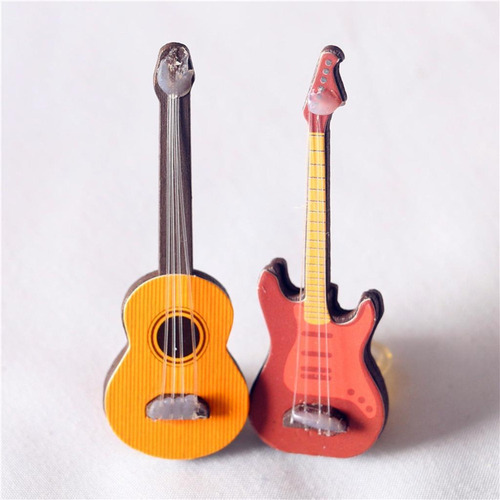 J 2 Piezas De De Madera For Guitarra, Modelo For Niños,