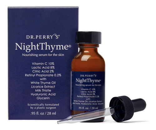 Dr. Perrys Nightthyme - Suero Nutritivo Para La Piel Con Vi.