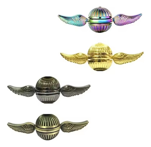 Hand Spinner Fidget Martelo Mjonir Thor Giratório Metal Pomo De Ouro Harry Potter