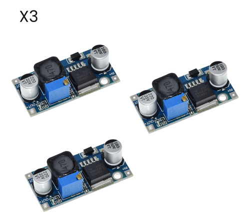 Fuente Ajustable Dc-dc Lm2596 Step-down Buck 3a Kit-3