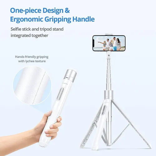 Atumtek 65 Selfie Stick Trípode, Todo En Uno Trípode Ext...