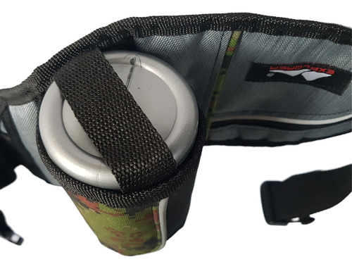 Riñonera Lumbar Con Portabotella Termico Mas Botella De 600