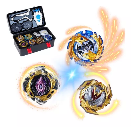 Beyblade Lançador Corda com Rotação Dupla BLACK em Promoção na