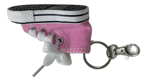 Chaveiro Pink Rosinha + Gancho Tênnis All Star Rosa Converse Cor Verde