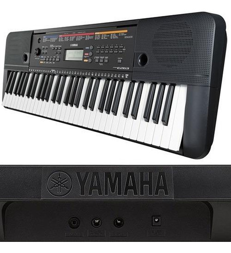 Kit Teclado Arranjador Psr E263 Yamaha Capa+ Suporte+ Fonte