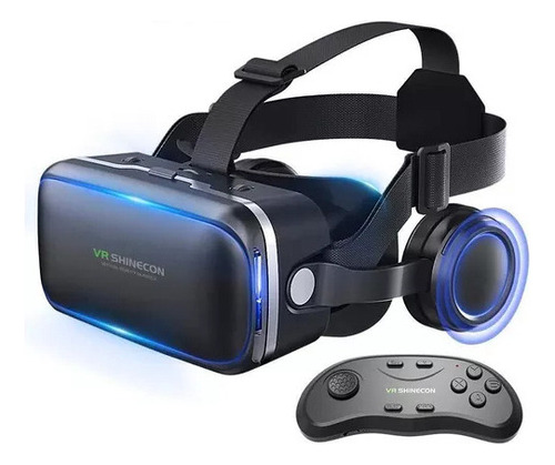 1 Gafas De Realidad Virtual 3d Vr Con Auriculares Y Gamepad