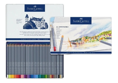 Faber Castell 36 Colores Acuarela Art Grip Aquarelle