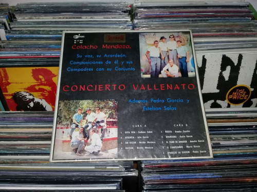 Colacho Mendoza Concierto Vallenato Vinilo Lp Kktus