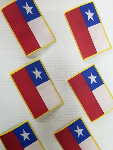 Banderas Chilenas Para Ropa 