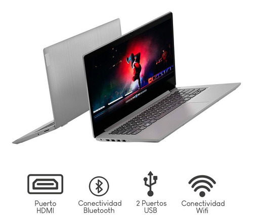 Imagen 2 de 4 de Laptop Lenovo Ideapad 3 14iml05 Core I5 8gb 512ssd W11h