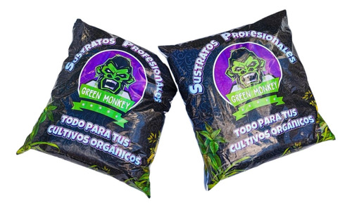 Sustrato Verde Organico Peat Moss Perlita Polvo Coco 10 Lt