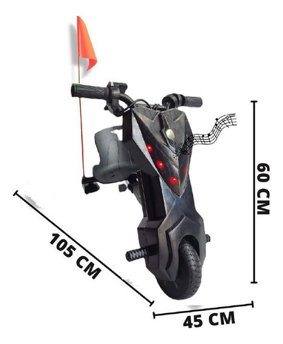 Triciclo Drift Elétrico Infantil 120w Com Kit De Proteção
