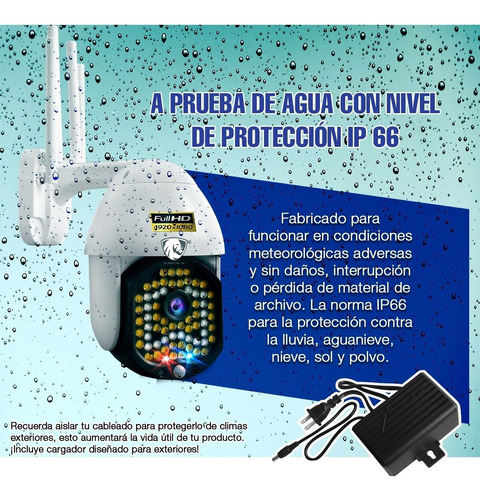 Imagen 9 de 10 de Camara Wifi Domo Ip Ultra Fhd Exterior Nube Video Seguridad