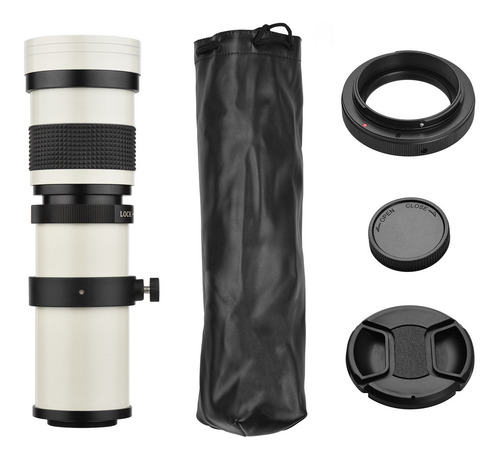 Cámara Mf Super Teleobjetivo Zoom Lente Montura T Para Canon